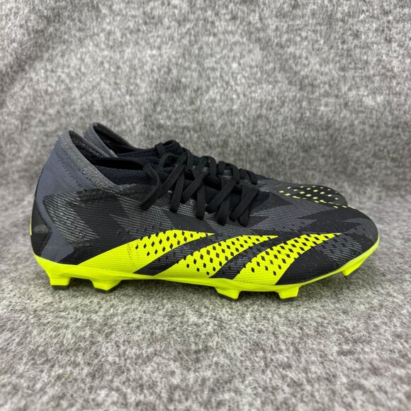 ✅Adidas Predator Accuracy INJ.3 FG Soccer Cleats Mens 7 Black Yellow Firm Ground - Picture 6 of 12